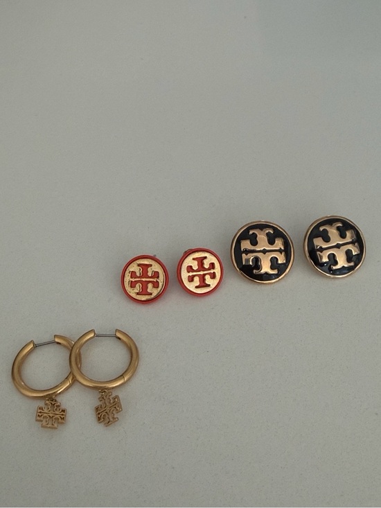 Tory Burch Jewelry - Tory Burch set of three earrings